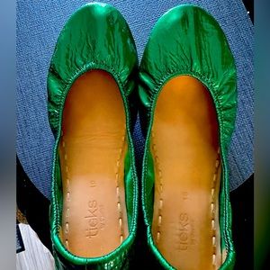 Tieks Emerald Green Patent Leather